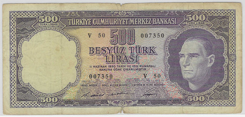Türkei türkiye 500 - 500, 1968