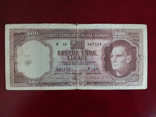 Türkei türkiye 500 lira - türkei-,