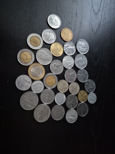 Konvolut italien lira münzen - konvolut,