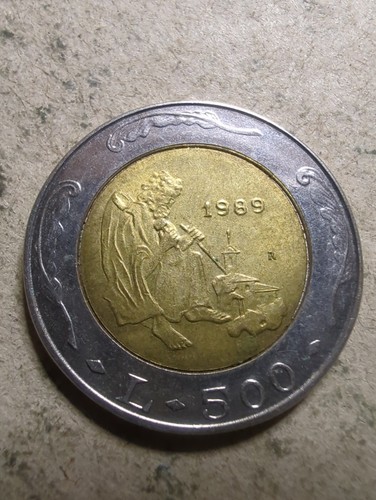 San marino 500 lira - san, 1989