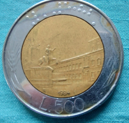Münze 500 italienische lira - 500,