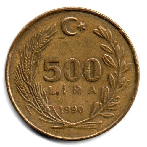 Türkei 500 lira 1990 - türkei,