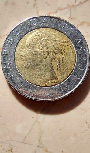 Münze 500 italienische - italienische, lira