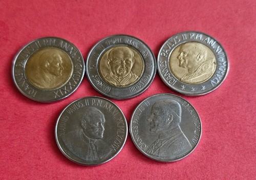 500 lira 1989 1993 - 3×500,