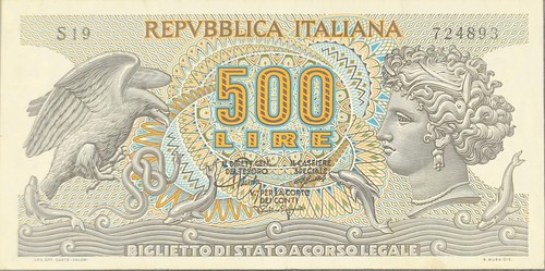 Italien banknote 500 lira - 500,
