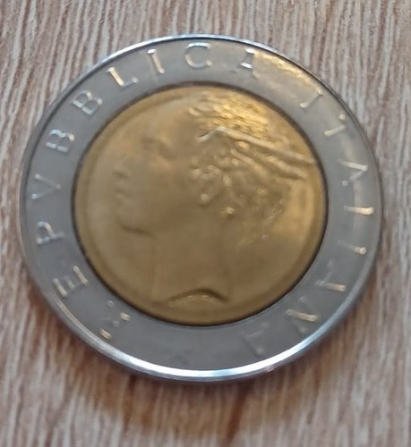 Geldstück 500 italienische