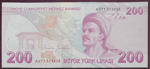 200 lira präfix a071 - 200,