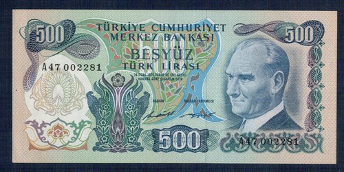 Türkei 500 lira l1970 - 500,