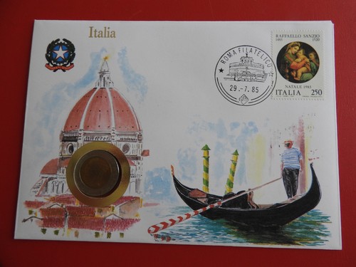 Numisbrief italien mit 500 - *numisbrief, *italien*
